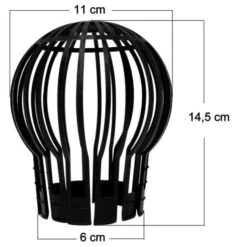 Dakgoot Bladvangers Tegen Verstopte Afvoerpijpen - Set Van 2 Stuks -Tuin & Buiten dakgootbeschermers 1484066306 4 600