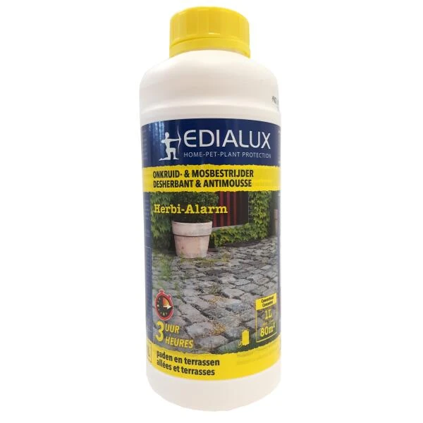 EDIALUX Herbi-alarm Paden En Terrassen - 1 Liter 3 EDIALUX Herbi-alarm Paden En Terrassen - 1 Liter