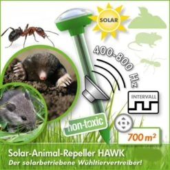 Mollenverjager - Solar Ultrasoon Grondstaaf -Tuin & Buiten mobiele dierenverjager solar 1577722916 1 600
